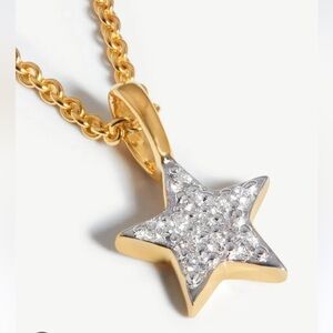 Missoma 18k Gold Vermeil and CZ Star Charm